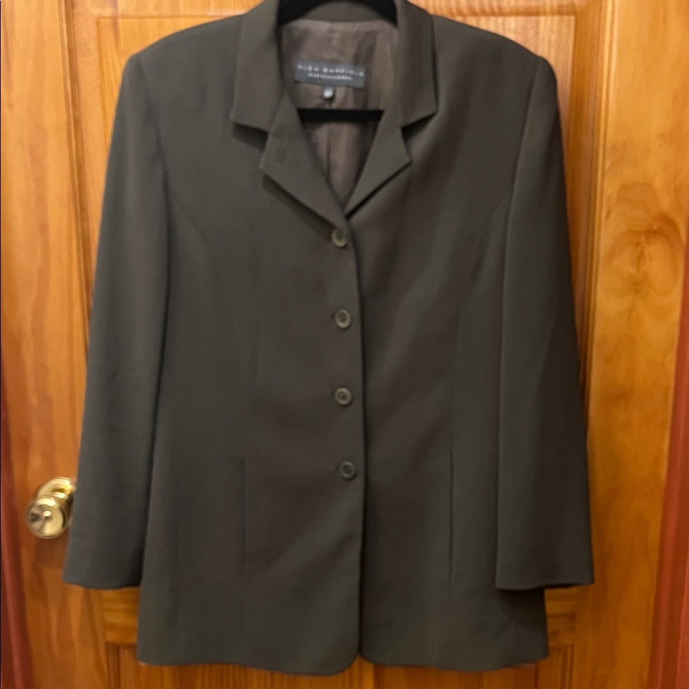 Classic Olive Garfield & Marks Women's Blazer